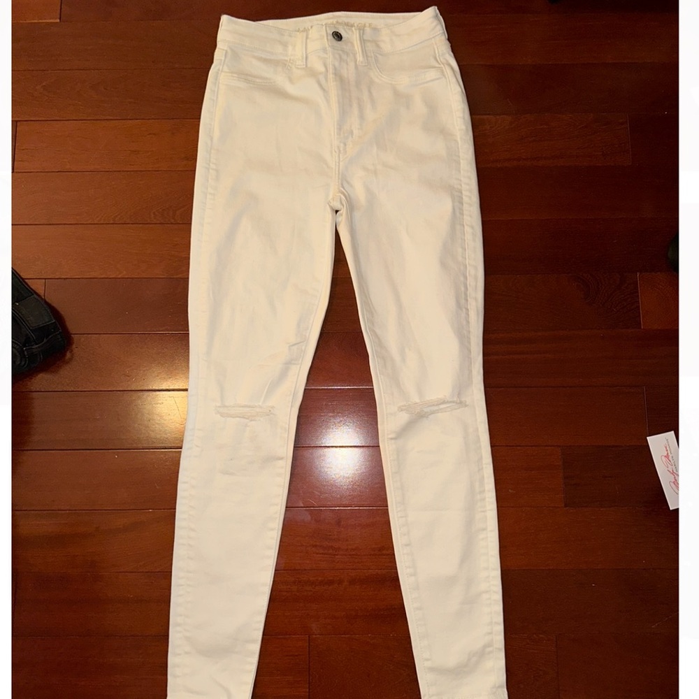american eagle high rise jeggings